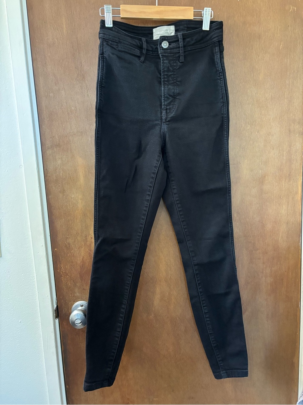 Everlane Black Skinny High-Rise Jeans